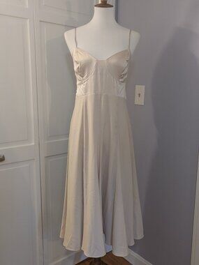 Express Dress Vintage Inspired Slip Bustier Top Underwire Open Back
